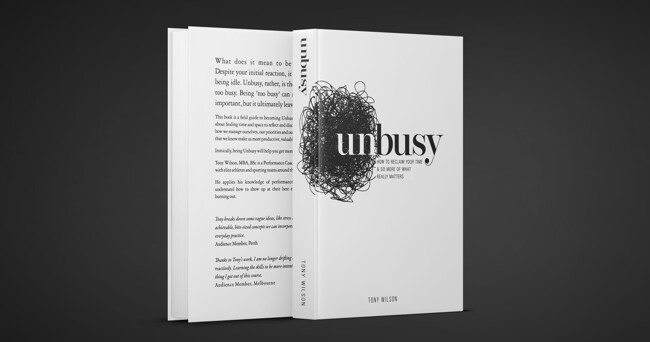 UnBusy Book design